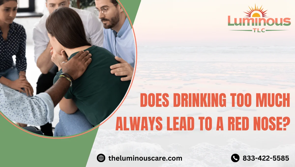 Does Drinking Too Much Always Lead to a Red Nose?